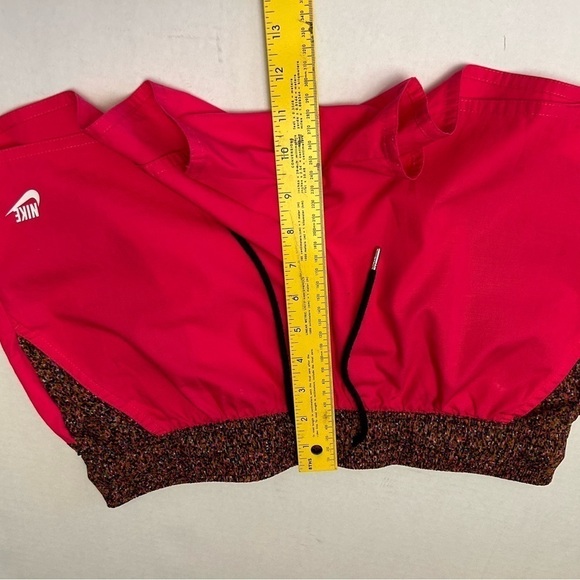 Nike women’s sportswear shorts pink and brown confetti waist band print. Sz M A8 - Picture 10 of 10